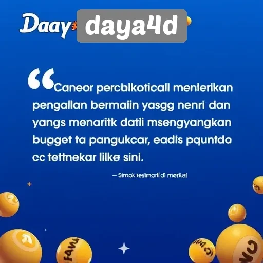 Testimoni Pengguna Daya4D dan Pengalaman Bermain